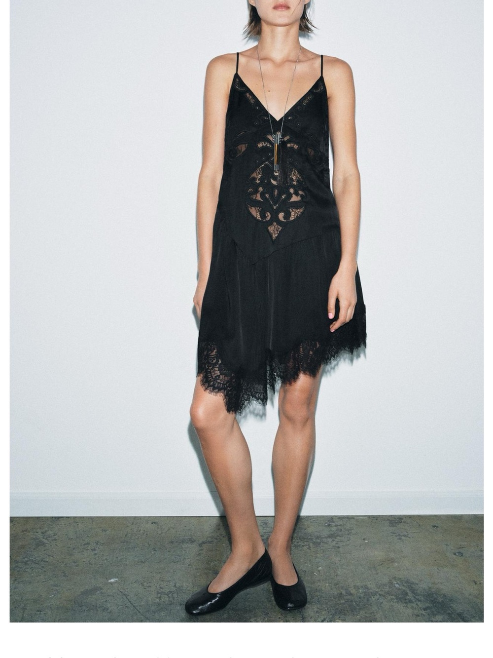 ZW COLLECTION ASYMMETRIC MINI DRESS